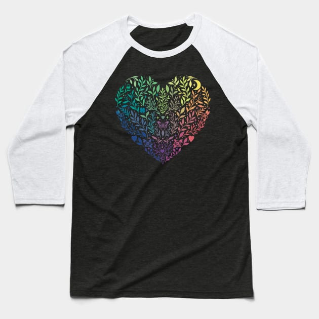 Love in Every Colors Baseball T-Shirt by Episodic Drawing